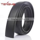 Black Genuine Leather Strap Men Leather Belt Without Buckle thumbnail-1