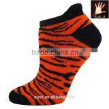 Ladies Jungle Footies Anklet Socks With Zebra-stripe thumbnail-3