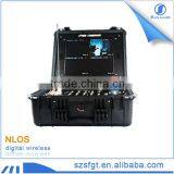 Security Protection COFDM Wireless Monitors 4-channel Briefcase Reciever