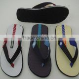 663 LOULUEN Latest Design Slippers Manufacturing Fabric Strap Flip Flops