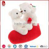 Wholesale Stuffed Love Heart Mini Teddy Bear Kissy Teddy Bear Wedding Bear thumbnail-2