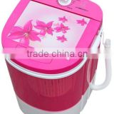 3.8kg semi automatic single tub clothes mini washing machine with spin dryer