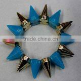 Minecraft Style Creeper Replica Silicone/rubber Bracelet Pink