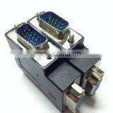 Left Angle 90 Degree VGA Male to VGA Female Cablea Adapter