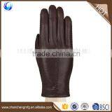 Factory Price Mens Brown Sheepskin Wool Lined Leather Gloves for Wholesales thumbnail-1