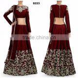 Raw Silk Lehenga on Sale