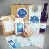 Blue Label Wedding Stickers Label Thank You Stickers Party Sticker Label