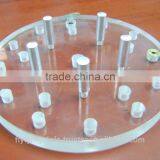 Super Hard Acrylic Round Fly Tying Tools Holder Fly Tying Materials