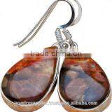 Chunky Amazonite Stone Bracelet Pink Diamond 1.5 Carat Earrings Diamond Heart Ring Earrings thumbnail-1