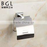 Modern Design Bathroom Accessories Brass Chrome Finishing Paper Holder With Lid