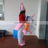Hola white inflatable unicorn costumes/inflatable costume