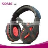 LED Over-ear Headphones with Microphone Stereo Gaming Headset for PC Games