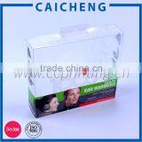 Small Cheap Foldable Clear Hard Plastic Packaging Box