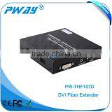 New Products 1080P DVI to Fiber Optic Extender 10KM With EDID/RS232/External Stereo Audio DVI Extender thumbnail-3