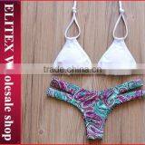 2017 Newest Lace Red Halter Sexy Print Bikini Women CK366b thumbnail-6