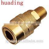 USA Type Quick Coupler ,milton Type Male Type ,1/4" 3/8" 1/2" NPT Forged Brass Coupler thumbnail-1