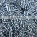 White Color Steel Weld Link Chain Galvanized Chain thumbnail-1