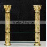 Glorious Decorative Fruit Bowl, Gold Color Fruit Bowl With Handles, Gilt Decorative Arts & Crafts thumbnail-5