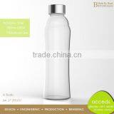 Small Handmade Heat Resistant Empty Glass Milk Bottles thumbnail-1