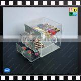 Clear Acrylic Makeup Drawer Case Organizer Acrylic Makeup Storage Box thumbnail-1