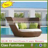 Good Quality Beach Chair Outdoor Rattan Furniture Pool Sun Bed thumbnail-1