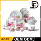 Drinkware Ceramic Dubai Dinnerware Set, Pink Ceramic Square Dinnerware Set thumbnail-1