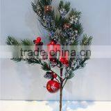 Home Garden Decorative 60cm Height Artificial White Hanging Pine Tree Leaf Branches ERSY11 2102 thumbnail-3