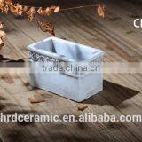 Outdoor Cement Garden Planter Paint Plant Pots thumbnail-4