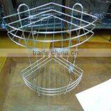 2 TIER STAINLESS STEEL CORNER RACK thumbnail-1