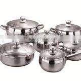 10pcs Stainless Steel Soup Pot Set Cookware Set thumbnail-4