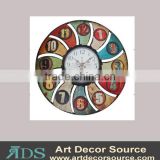 Decorative colorful metal Wall Clock