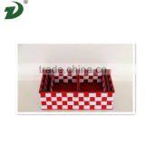 New Arrived Recycled Paper Rectangular Woven Large Storage Baskets With Lids thumbnail-5