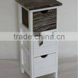 Wooden Shell Well Paulownia 3 Drawers Wooden Cabinet for Home Furniture thumbnail-4