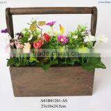 Artificial Flowers Basket thumbnail-1