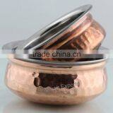 Stainless Steel Copper Serving Bowl thumbnail-1