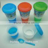 2017 Wholesale Plastic Cereal to Go Breakfast Cup /plastic Cereal Cup With Spoon thumbnail-3