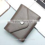 Colorful Factory Direct Wholesale Lichi Pattern Genuine Leather Customize RFID Blocking Card Holder thumbnail-4
