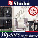 High White Gloss With Glass Wine Cabinet LV-W801 thumbnail-2