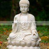 White Marble Thai Sculpture Cast Stone Buddha Statue