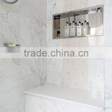 Competitive Price Polished Surface Natural Stone Jade White Marble Tile thumbnail-1