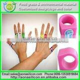 Pantone Colors|Charming Personalized Advertising Silicone Finger Ring With Cheap Price thumbnail-1