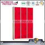 Multi-Doors Cheap Modern Gym Metal Steel Locker Cabinet thumbnail-6