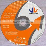 5" 125x1x22.2mm Super Thin Flat Resin Bonded Reinforced Cutting Wheel for Stainless Steel thumbnail-1