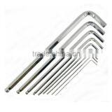 9 Pcs L Shape Ball End Carbon Steel Spanner Hex Key Wrenches Set thumbnail-2