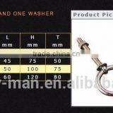 Hardware Accessory Stainless Steel 304 Ring Bolt With One Nut and One Washer thumbnail-4