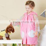 Cute Soft Comfortable PVC Kids Poncho Rain Coat thumbnail-4