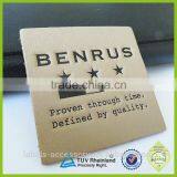 2015 New Design Double Sided Custom Embossed Real Leather Badges thumbnail-4