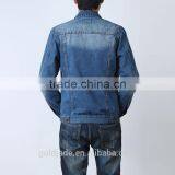 Stylish Denim Jacket Fashion Mens Dip Dyed Denim Jeans Jacket Winter thumbnail-3