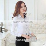 Custom Latest Style Fancy Office Ladies Chiffon Blouses thumbnail-1