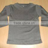 Ogranic Cotton Long Sleeve Baby Crew Neck T-shirt thumbnail-1